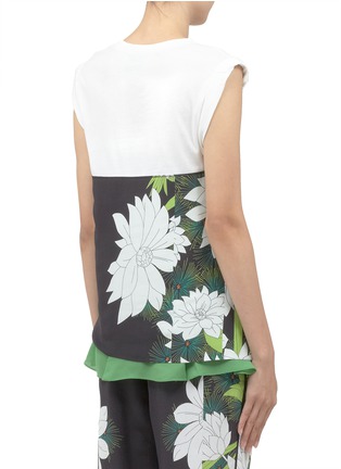 Back View - Click To Enlarge - 3.1 PHILLIP LIM - Printed layered top