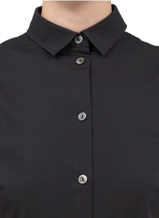 Detail View - Click To Enlarge - T BY ALEXANDER WANG - Cotton-poplin sleeveless dress
