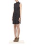 Front View - Click To Enlarge - T BY ALEXANDER WANG - Cotton-poplin sleeveless dress