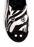 Detail View - Click To Enlarge - MARC BY MARC JACOBS - Zebra suede and pony hair slip-ons