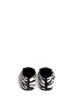 Back View - Click To Enlarge - MARC BY MARC JACOBS - Zebra suede and pony hair slip-ons