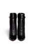 Figure View - Click To Enlarge - GIVENCHY - Shark tooth turn lock leather wedge boots