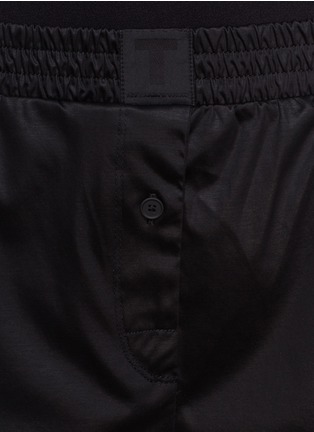 Detail View - Click To Enlarge - T BY ALEXANDER WANG - Chintz cotton jersey boxer shorts