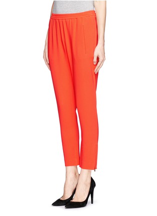 Front View - Click To Enlarge - STELLA MCCARTNEY - Elasticated cropped pants