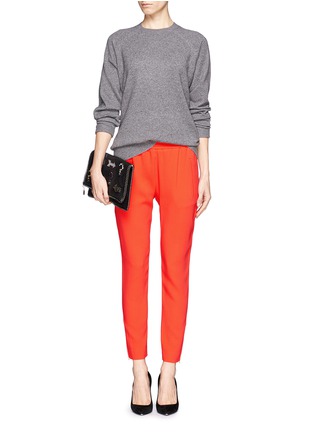 Figure View - Click To Enlarge - STELLA MCCARTNEY - Elasticated cropped pants