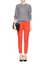 Figure View - Click To Enlarge - STELLA MCCARTNEY - Elasticated cropped pants