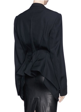 Back View - Click To Enlarge - HAIDER ACKERMANN - Pleat back blazer