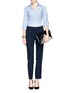 Figure View - Click To Enlarge - ARMANI COLLEZIONI - Virgin wool pants