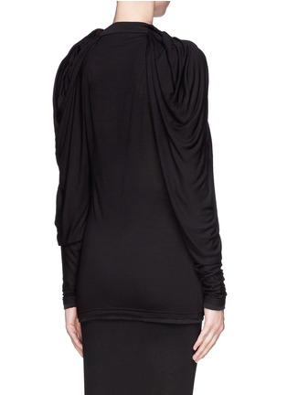 Back View - Click To Enlarge - LANVIN - Drape sleeve top