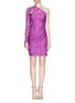 Main View - Click To Enlarge - EMILIO PUCCI - Guipure lace one shoulder dress