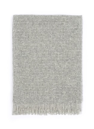 Main View - Click To Enlarge - FRANCO FERRARI - Lurex waffle knit scarf 