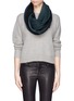Figure View - Click To Enlarge - FRANCO FERRARI - Wool-cashmere scarf