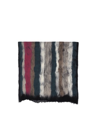 Main View - Click To Enlarge - FRANCO FERRARI - Stripe cashmere-wool scarf
