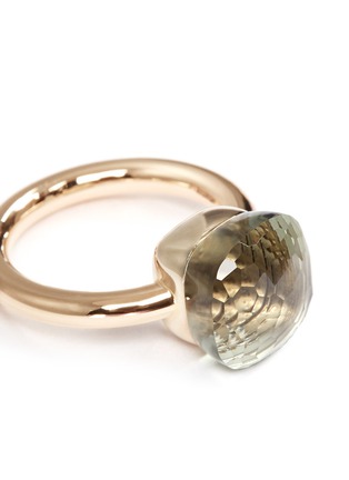 Detail View - Click To Enlarge - POMELLATO - 'Nudo' Prasiolite gold ring