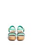 Figure View - Click To Enlarge - SERGIO ROSSI - Bamboo flatform leather sandals