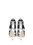Back View - Click To Enlarge - B BY BRIAN ATWOOD - Laconica metallic open-toe caged sandals