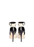 Back View - Click To Enlarge - B BY BRIAN ATWOOD - Lodosa snakeskin lace-up sandals
