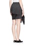 Back View - Click To Enlarge - ACNE STUDIOS - 'Ines' knot draped skirt