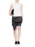 Figure View - Click To Enlarge - ACNE STUDIOS - 'Ines' knot draped skirt