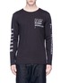Main View - Click To Enlarge - SIKI IM / DEN IM - Modulor embroidered long sleeve T-shirt