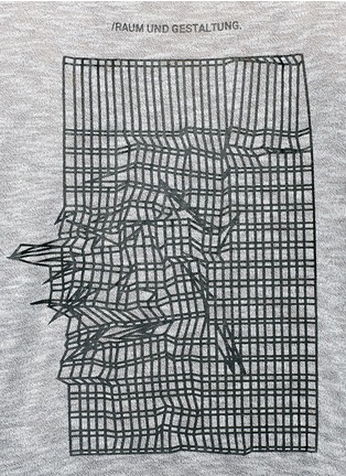 Detail View - Click To Enlarge - SIKI IM / DEN IM - Architecture print cotton knit T-shirt