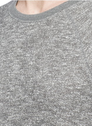 Detail View - Click To Enlarge - SIKI IM / DEN IM - Split zip front panel sweatshirt