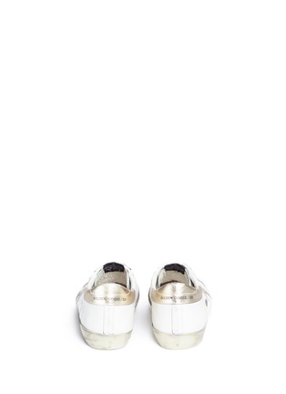 Back View - Click To Enlarge - GOLDEN GOOSE - 'Superstar' brushed leather sneakers