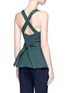 Back View - Click To Enlarge - ROSETTA GETTY - Wrapround crossback sash apron crepe top