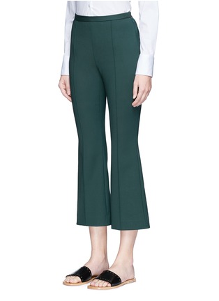 Front View - Click To Enlarge - ROSETTA GETTY - Crepe flared pants