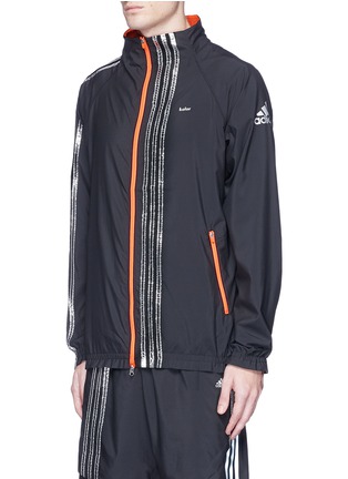 Front View - Click To Enlarge - 72896 - Metallic foil 3-Stripes track jacket