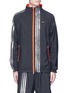 Main View - Click To Enlarge - 72896 - Metallic foil 3-Stripes track jacket