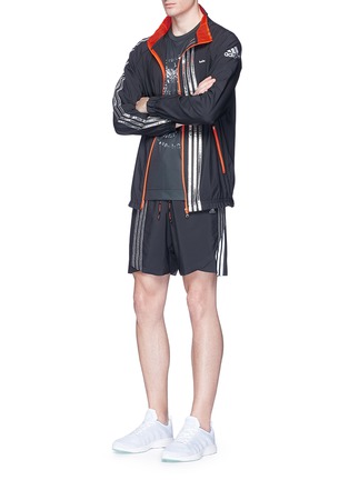 Figure View - Click To Enlarge - 72896 - Metallic foil 3-Stripes track jacket