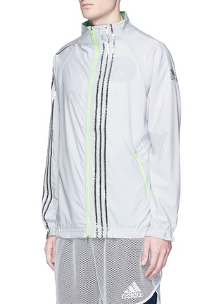 Front View - Click To Enlarge - 72896 - Metallic foil 3-Stripes track jacket