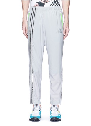 Main View - Click To Enlarge - 72896 - Metallic foil 3-Stripes track pants