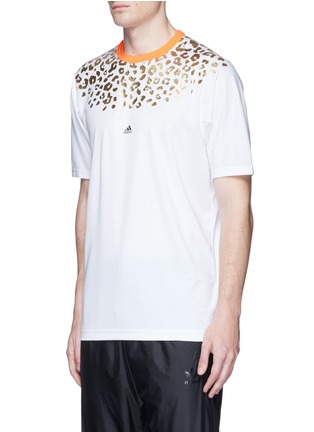 Front View - Click To Enlarge - 72896 - 'Beast Chill' leopard print performance T-shirt