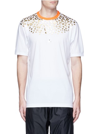 Main View - Click To Enlarge - 72896 - 'Beast Chill' leopard print performance T-shirt