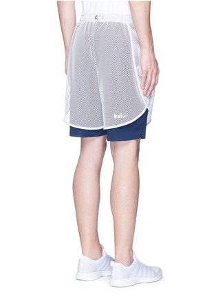 Back View - Click To Enlarge - 72896 - Mesh overlay Climachill® performance shorts