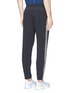 Back View - Click To Enlarge - THE UPSIDE - Contrast outseam cropped performance track pants