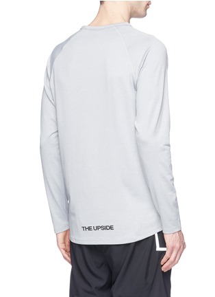 Back View - Click To Enlarge - THE UPSIDE - Raglan sleeve long sleeve performance T-shirt