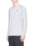 Front View - Click To Enlarge - THE UPSIDE - Raglan sleeve long sleeve performance T-shirt