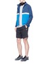 Figure View - Click To Enlarge - THE UPSIDE - 'Ultra' packable hood running jacket
