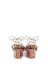 Back View - Click To Enlarge - AQUAZZURA - Wild Thing 50' fringe suede sandals