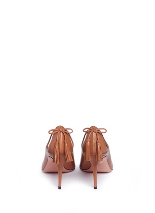 Back View - Click To Enlarge - AQUAZZURA - 'Forever Marilyn 85' tassel leather pumps