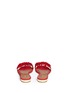 Back View - Click To Enlarge - AQUAZZURA - 'Wild Thing' fringe suede slide sandals