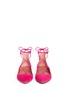 Front View - Click To Enlarge - AQUAZZURA - 'Christy' lace-up suede flats