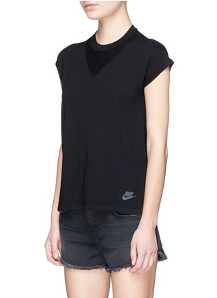 Front View - Click To Enlarge - NIKE - 'Sportswear Tech Knit' T-shirt
