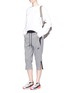 Figure View - Click To Enlarge - NIKE - 'Sportswear Tech Fleece' cropped drawstring sweatpants