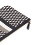Detail View - Click To Enlarge - PIERRE HARDY - Cube stripe print large zip pouch
