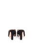 Back View - Click To Enlarge - GIANVITO ROSSI - Cross front suede mules