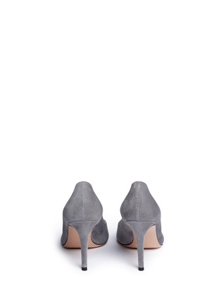 Back View - Click To Enlarge - GIANVITO ROSSI - 'Gianvito 85' suede pumps